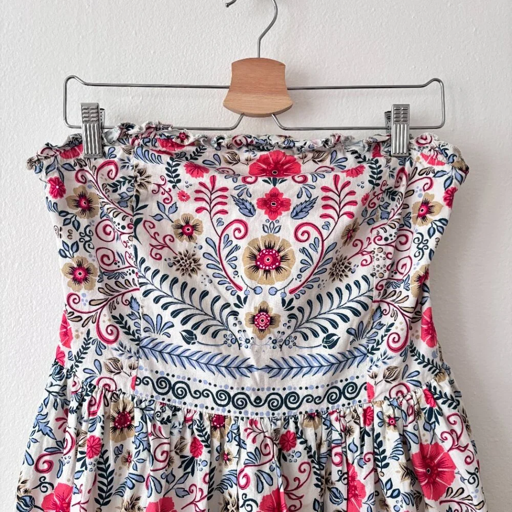 Anthropologie Forever That Girl Ruffle Tube Strapless Mini Dress - Picture 6 of 9